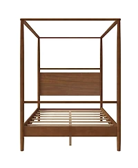 Streamdale Furniture Streamdale Solid Wood Canopy Bed Frame