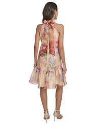 Vince Camuto Petite Halter Neck Sleeveless Dress