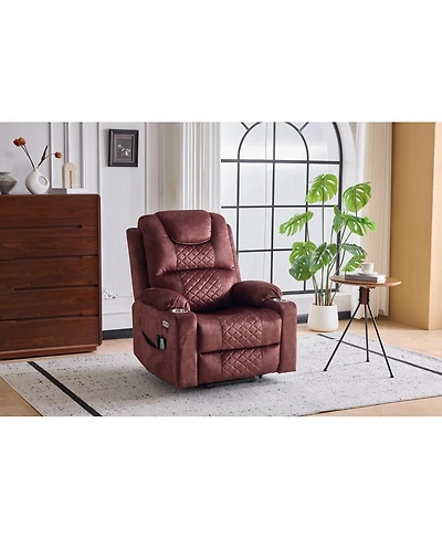 Streamdale Furniture Oversized Power Lift Recliner Massage Chair for Elderly