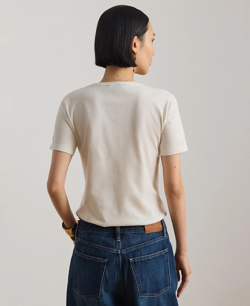 Lauren Ralph Women's Crewneck Short-Sleeve T-Shirt