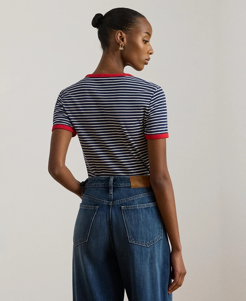 Lauren Ralph Women's Crewneck Short-Sleeve Top