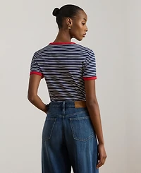 Lauren Ralph Women's Crewneck Short-Sleeve Top
