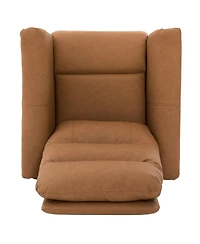 Streamdale Furniture Manual Recliner Chair with 8-Point Massage & Adjustable Backrest