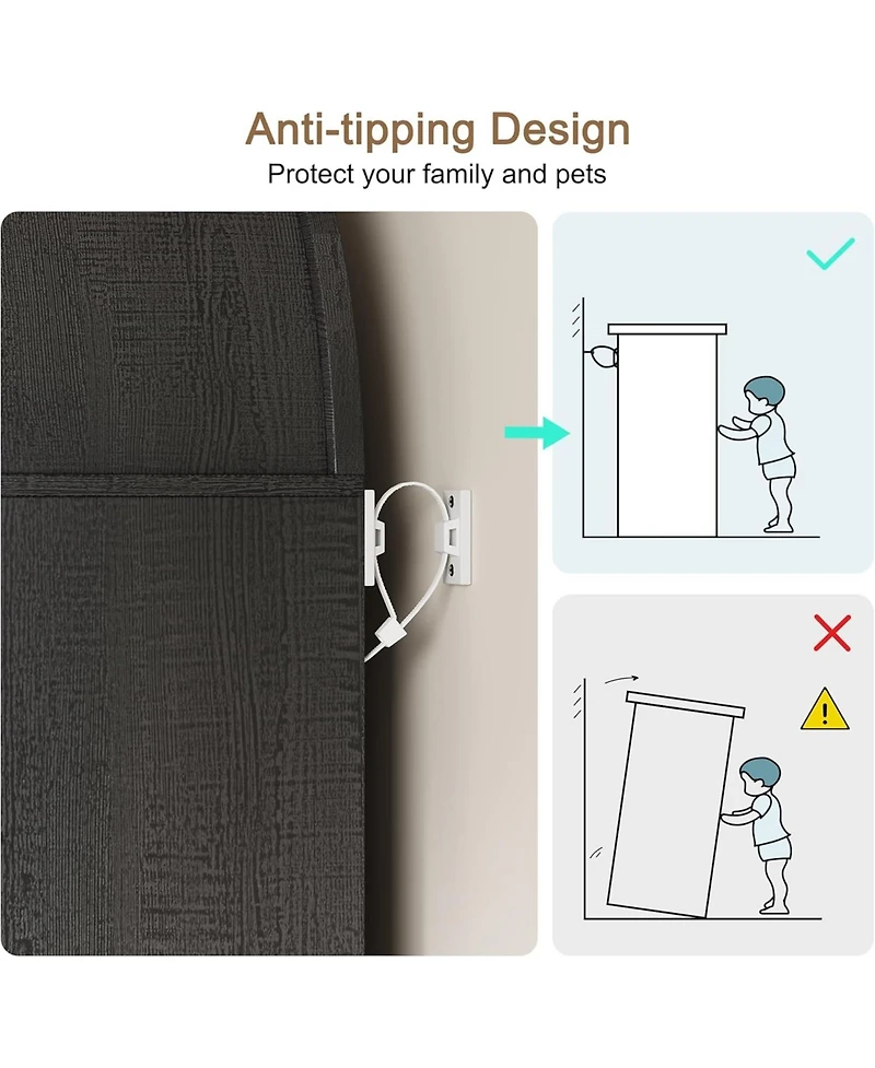 gaomon Arched Bookshelf with Doors, 71.4" Tall Farmhouse Bookcase 15.83" Deep Shelves, Wooden Display Cabinet Storage for Living R