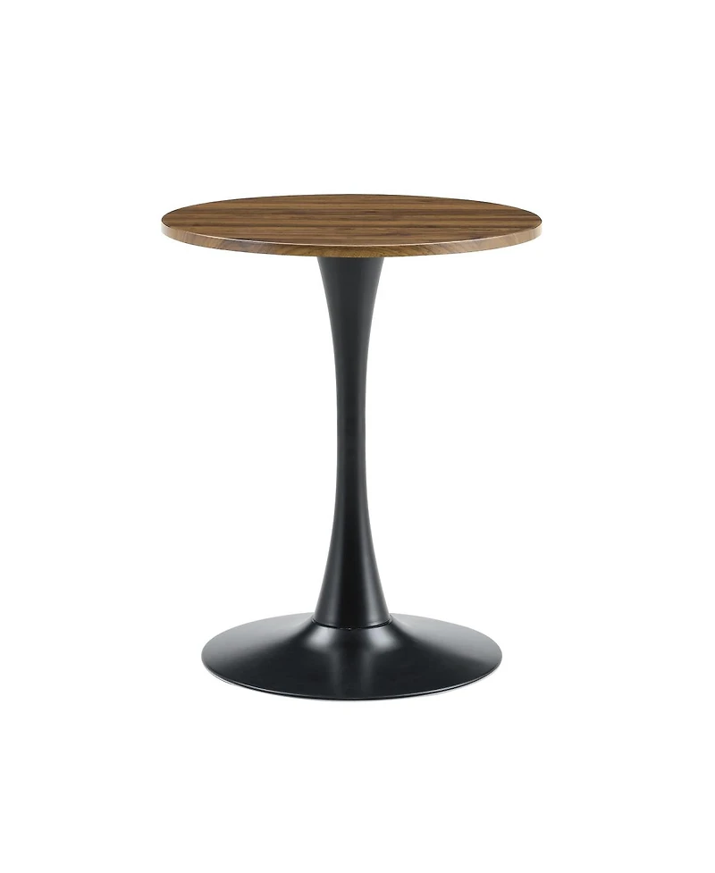 Streamdale Furniture Streamdale Round Dining Table, 23.6" Tulip Table with Thickened Top & Metal Pedestal