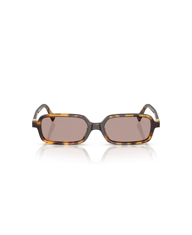 Miu Miu Women's Rectangle Sunglasses, Mu 11ZS