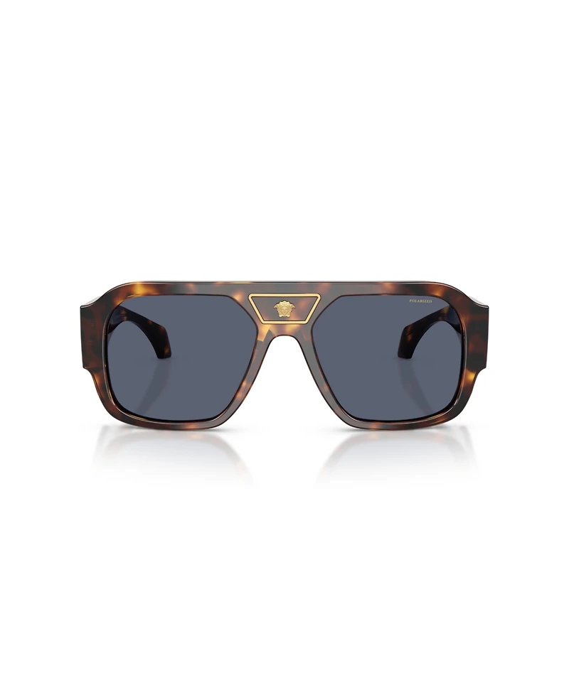 Versace Men's Square Polarized Sunglasses, VE4508U
