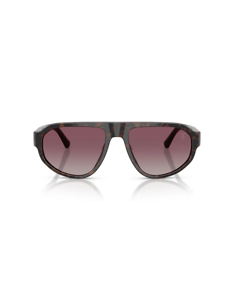 Scuderia Ferrari Men's Geometric Polarized Sunglasses, FZ6027U