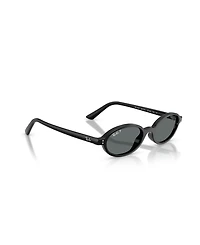 Ray-Ban Unisex Oval Polarized Sunglasses, RB4472