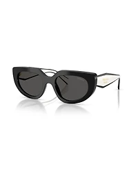 Prada Women's Oval Sunglasses, Pr D02S