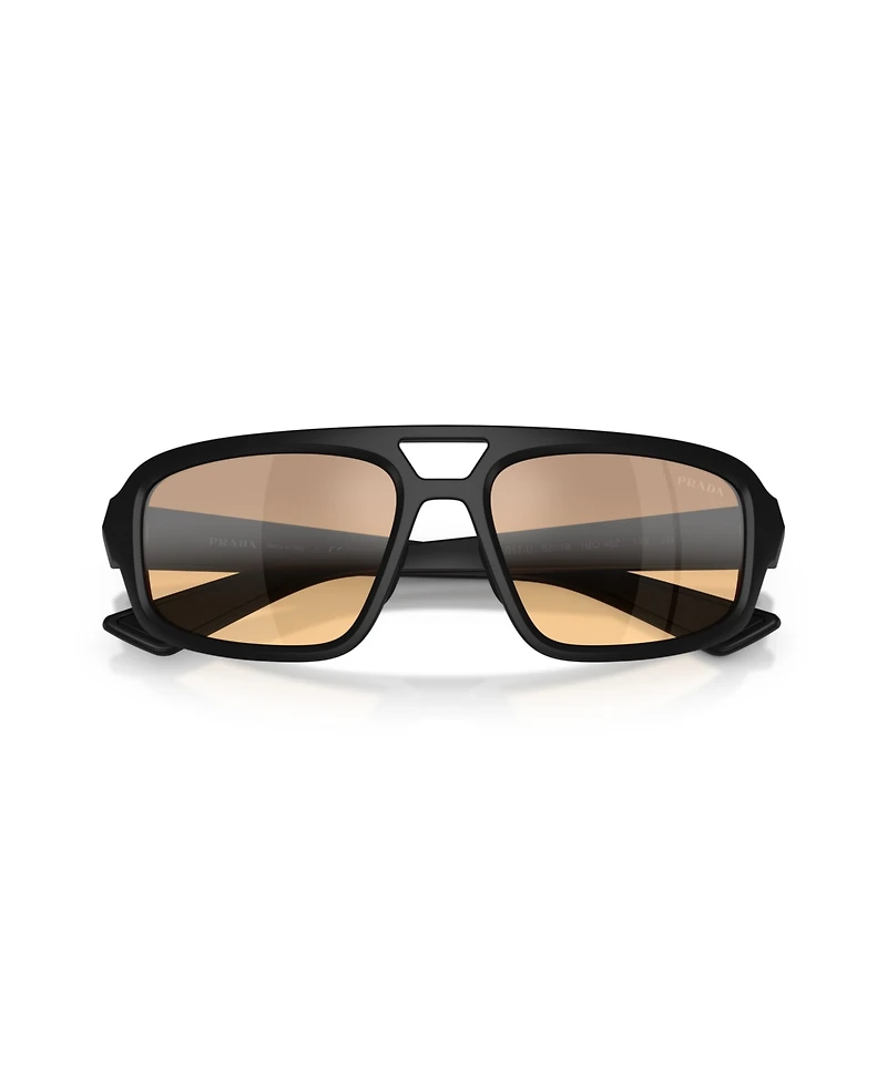 Prada Linea Rossa Men's Geometric Sunglasses, Ps B11SU