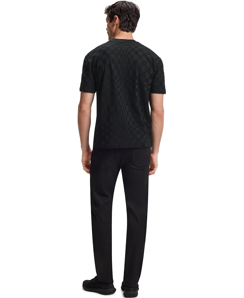 Boss by Hugo x Porsche Men's Cotton Jacquard Relaxed-Fit T-Shirt