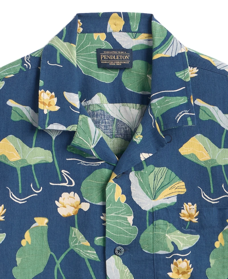Pendleton Men's Short-Sleeve Camp-Collar Shirt