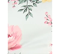 Alex & Sophia Women's Strapless Printed Poplin Dress