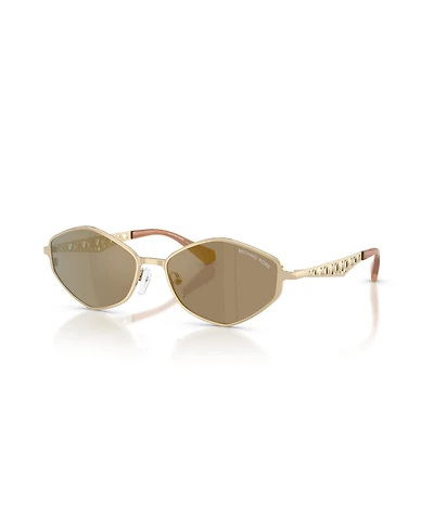 Michael Kors Women's Gold Coast Geometric Sunglasses, MK1181