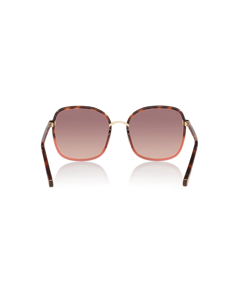 Chloe Women's Square Sunglasses, CH0031S 6N000407