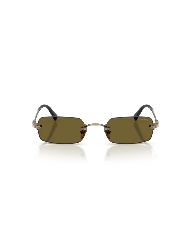 Miu Miu Women's Rectangle Sunglasses, Mu B50S