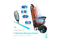 Aecojoy Office Chair with 7 Points Vibration Massage&Heat, Adjustable Ergonomic Recliner