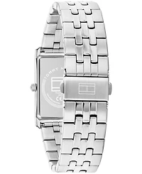 Tommy Hilfiger Men's Quartz Silver Tone Stainless Steel Bracelet Watch, 25.5 mm