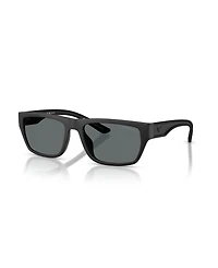 Emporio Armani Men's Rectangle Polarized Sunglasses, EA4267U