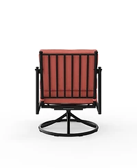 Agio Wellington 35" Acrylic Swivel Rocker Club Chair, Created for Macy's