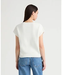 Nvlt Women's Sleeveless sweater with Sequin Detail