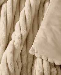 Frye Channel Faux Fur 3-Pc. Comforter Set