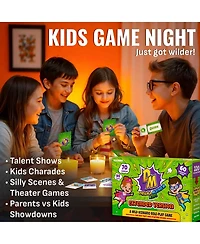 Quokka Charades & Guessing Game for Kids & Teens - 220 Hilarious Scenarios & Quirk Cards