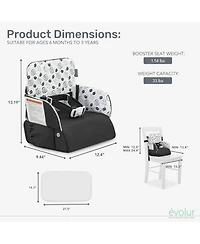 Dream On Me Baby Evolur Snug Packsack 2-in-1 Portable Booster Seat and Travel Bag