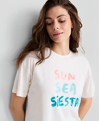 State of Day Women's Graphic Print T-Shirt, Macy's Exclusive