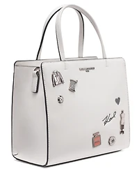 Karl Lagerfeld Paris Maybelle Top Zipper Satchel Bag