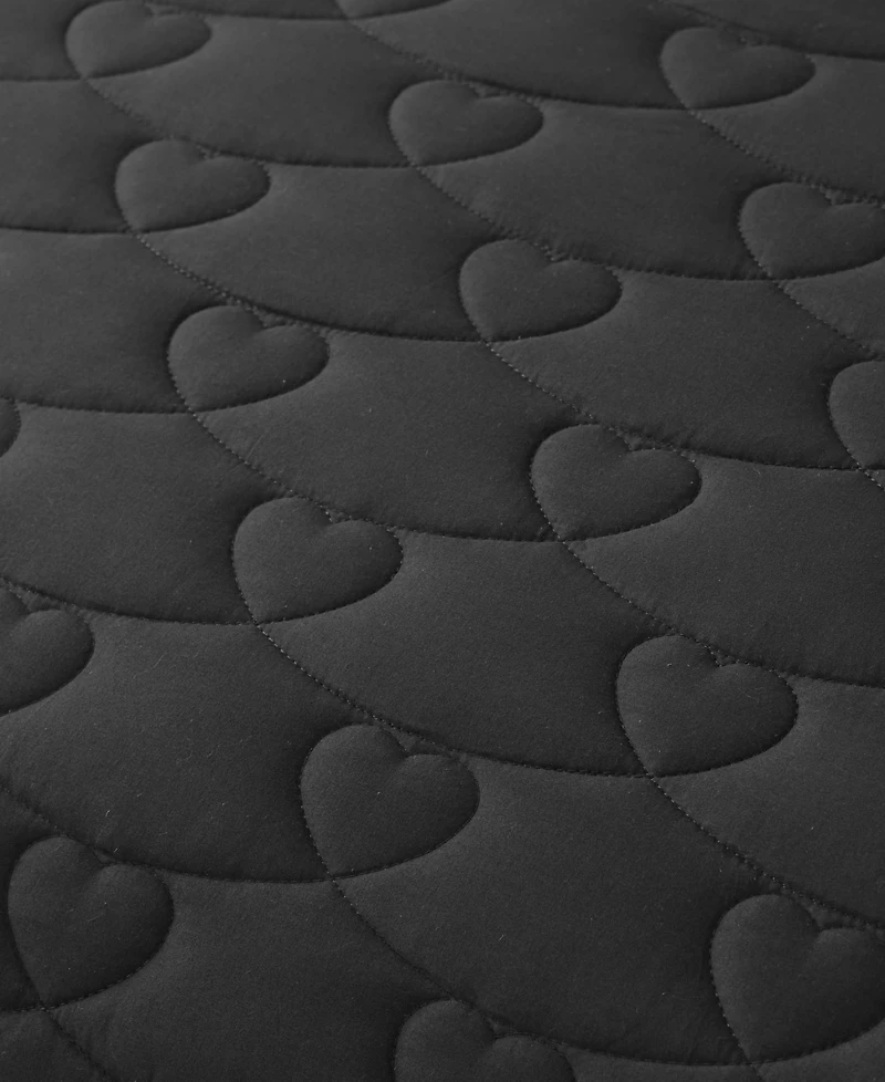 Juicy Couture Cheetah Doodle Hearts Reversible 3-Pc. Quilt Set