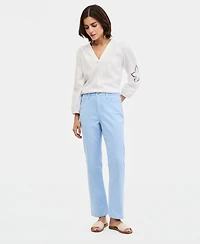 Jones New York Women's Mid-Rise Lexington Straight Jeans