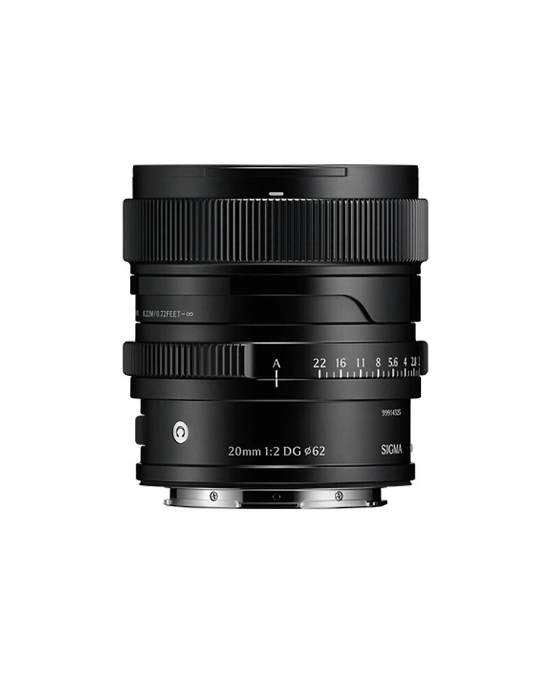 Sigma 20mm f/2 Dg Contemporary Lens for Sony E, Black