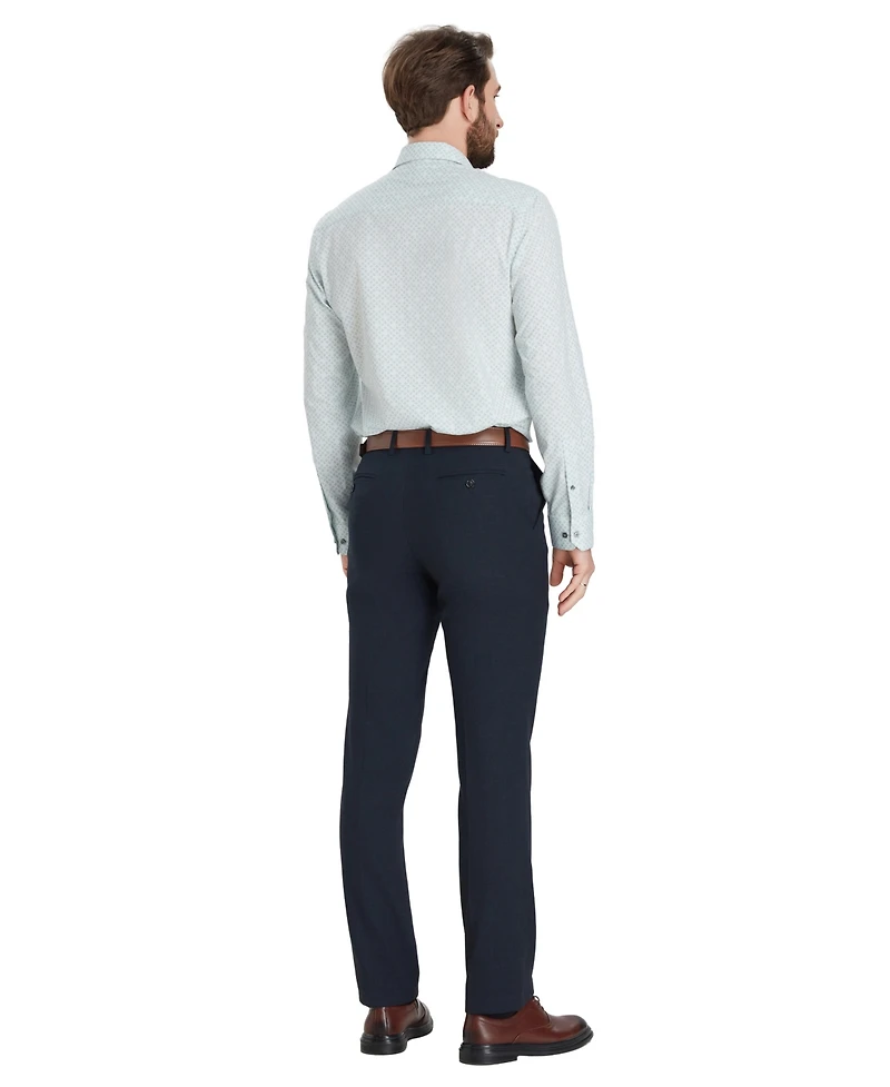 Alfani Men's Slim-Fit Geometric Print Dress Shirt, Macy's Exclusive