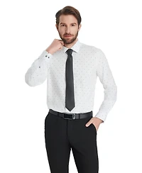 Alfani Men's Slim-Fit Geometric Pattern Dress Shirt, Macy's Exclusive