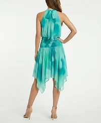 Taylor Women's V-Neck Halter Dress