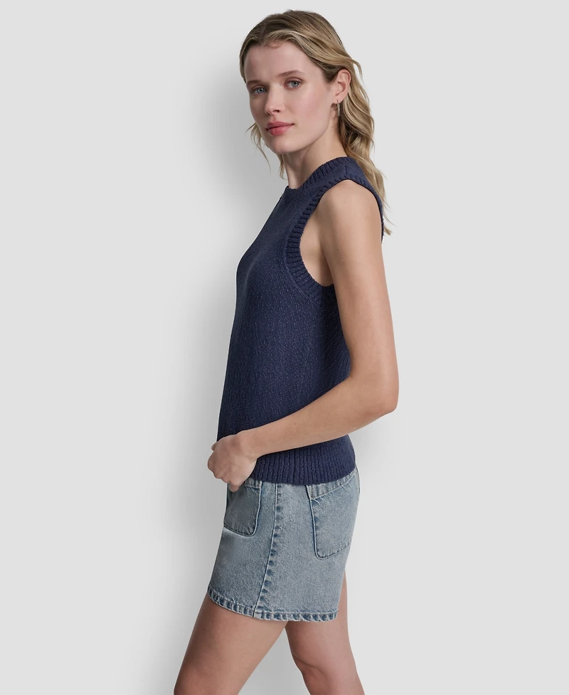 Dkny Jeans Women's Crewneck Pull-On Sweater