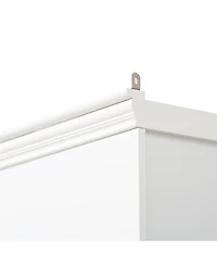 Streamdale Furniture Farmhouse 4-Tier Display Shelf with Dimmable Ceiling Light & Storage