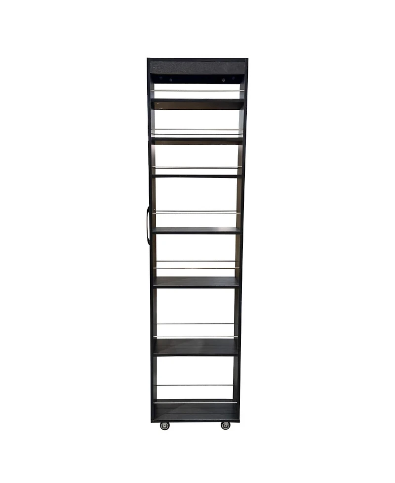 Streamdale Furniture 7 Tier Multi-functional Pull-Out Storage Shelf for Kitchen, Living Room & Narrow Spaces
