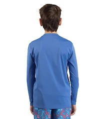 TailorByrd Boys Solid Long Sleeve Rashguard