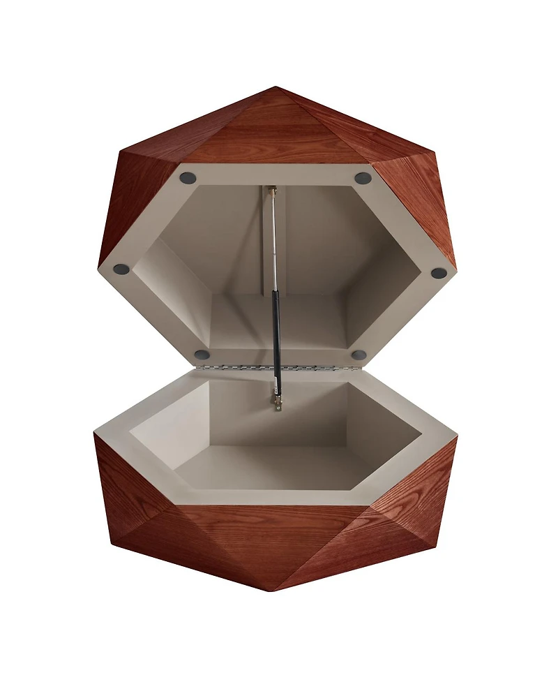 Streamdale Furniture Retro Polygon Flip Top Coffee Table