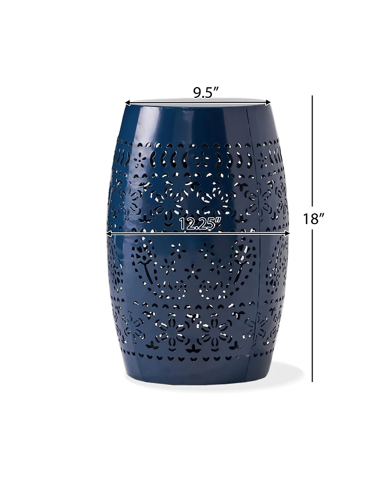 Streamdale Furniture Transitional Barrel-Shaped Metal Side Table