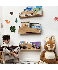 Yigii Bookshelf: Cute Animal Design for Kids Rooms