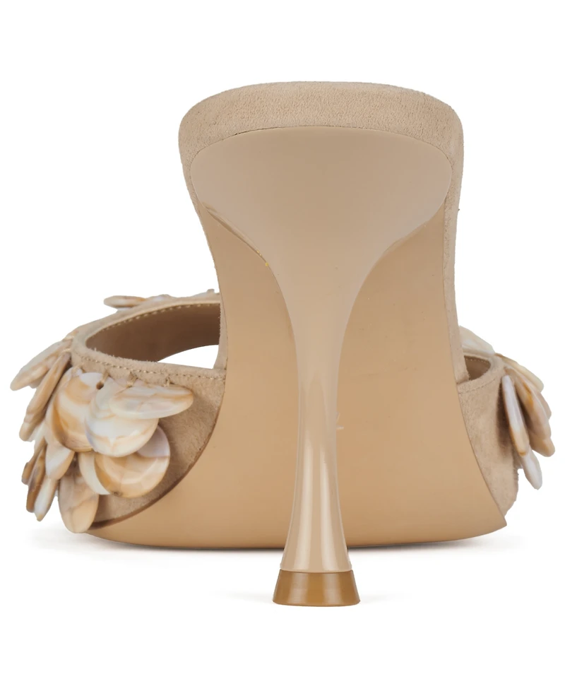 Jeffery Campbell Women's Agent Shell Slip-On Dress Sandals