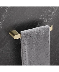 Rainsken 5- Piece Bathroom Accessories Set, Stainless Steel Bathroom Hardware Set, Bath Towel Bar