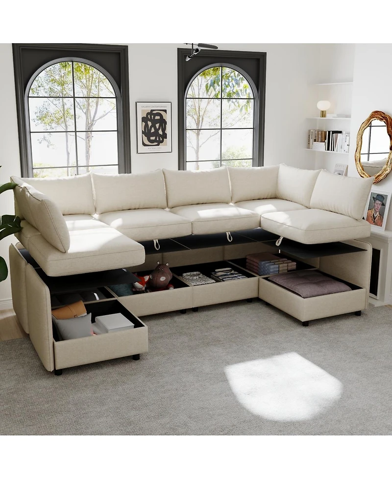 Streamdale Furniture Love Seat Couch with Storage for Small Spaces