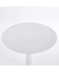 Streamdale Furniture 5pcs Dining Set, Metal Leg Table, Mid-century Style