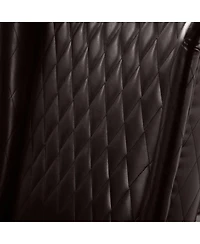 Streamdale Furniture Faux Leather High-Back Accent Chair, Modern Side Chair for Living Room, Bedroom