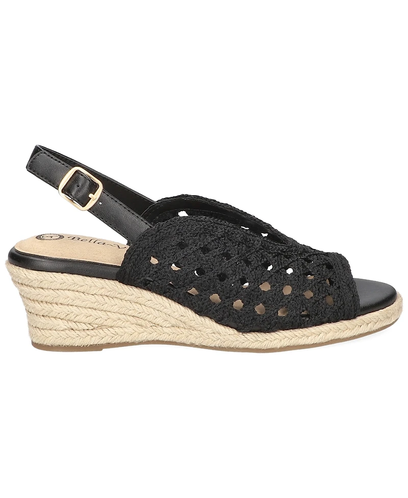 Bella Vita Women's Bethany Espadrille Wedge Sandals